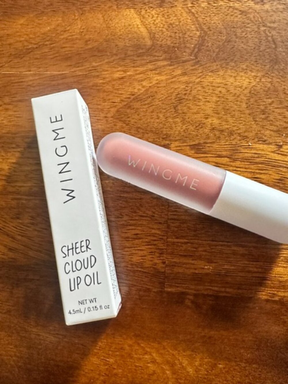 Wingme Cosmetics Sheer Cloud Lip Oil Plume